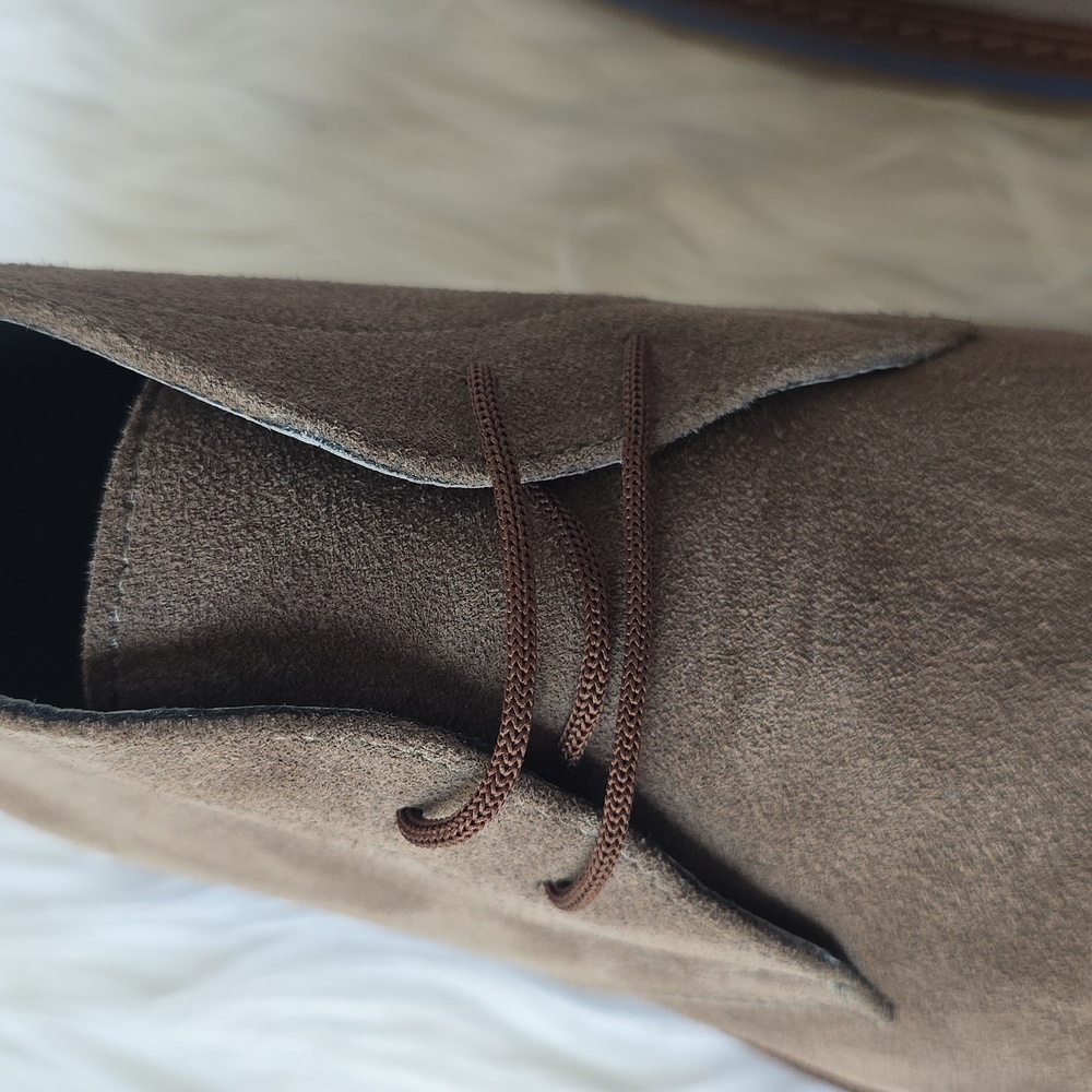 Men's Suede Chukka Boots - Grey and Blue - Picture 10 of 11